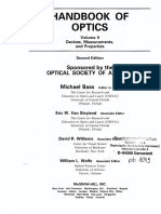 Handbook of Optics: Sponsored by The Optical Society of America