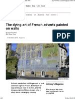 The Dying Art of French Adverts Painted On Walls - BBC News