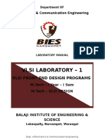 VLSI Front End Lab Manual