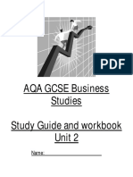 Business Studies Student Guide U2