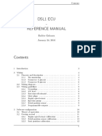 Dsl1 Ecu - Reference Manual: Baldur Gíslason January 24, 2016