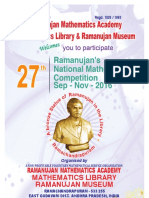 27TH Ramanujan Talent Test PDF