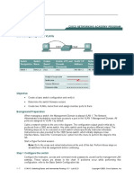 Lab 1 Configuring Static VLANs