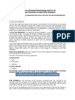 Difference Advantage Disadvantage and Uses of Cash Flow Statement & Funds Flow Statement