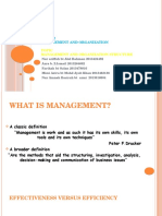 Topic Management and Organization Structure