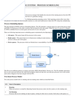 Os Process Scheduling