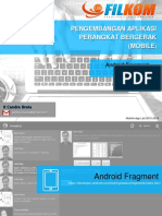 Pengembangan Aplikasi Perangkat Bergerak (Mobile: Android Fragment