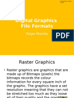 Digital Graphics File Formats: Paige Moorby