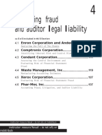 Section 4 Accounting Fraud and Auditor Legal Liability - 1