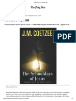 Coetzee's Jesus: The School Days of Jesus by J.M. Coetzee - Published by Penguin Random House U.K - Pg.260, 13.99