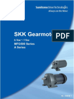 SKK Gearmotor MFG500 Series A Series Cataloq