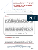 Intrusion Detection System by Layered Approach and Hidden Markov Model