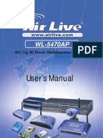 AirLive WL-5470AP Manual