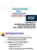 Manufacturing Test Principles: (Vlsi Unit-5)