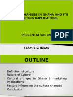 CULTURAL IMPLICATIONS FOR CONSUMER BEHAVIOUR-Ghana