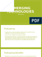 Emerging Technologies