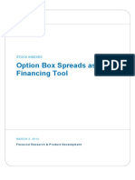 CME - Option Box Spreads As A Financing Tool