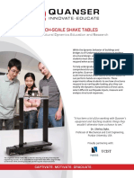 Shake Tables and Smart Structures System