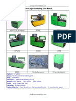 Diesel Injection Pump Test Bench