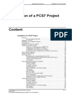 Installation of A PCS7 Project 1