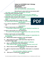 Pixl Knowledge Test Answers - Aqa b2 Additional Science - Legacy 2016 and 2017