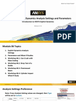 Intro Expl Dyn 17.0 M06 Explicit Dynamics Analysis Settings and Parameters