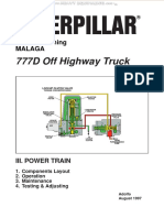 Manual Power Train Caterpillar 777d Off Highway Truck Components 