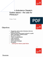 London Ambulance Dispatch System Failure - The Case For Prince2?