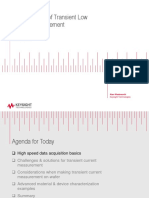 Fundamentals of Transient Low Current Measurement: October 25, 2016