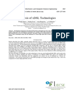 Analysis of XDSL Technologies: Dimple Saproo, Megha Goyal, Asha Bhagashra, A.N.Mahajan