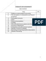 Meteorology Handouts