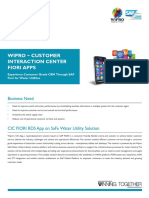 Wipro Customer Interaction Center FIORI Apps