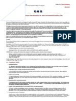 Environmental Impact Assessment and Environmental Auditing in The Pulp and Paper Industry