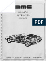 Delorean DMC 12 Manual Tecnico