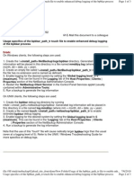 Usage of The Bpbkar - Path - TR File To Enable Enhanced Debug Logging of The Bpbkar Process