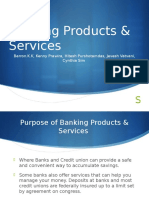 Banking Products and Sevices Final