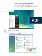 Windows Vista / Windows Server 2008 "Printer Driver Installation Guide"