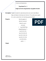 Experiment No.-3 Aim: To Draw A Line, Triangle and Circle Using Functions of Graphics.h Header File. Description