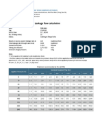 Leakage Flow Calculation: HT Energy Joint Stock Company (HT Enegy)