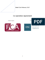 FCA OSC Co Operation Agreement