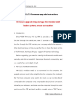 HM-10/11/15 Firmware Upgrade Instructions: Firmware Upgrade May Damage The Module Boot Loader System, Please Use Caution