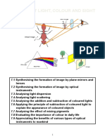 Chapter 7 Light Colour and Sight Student