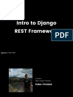 Introduction To Django REST Framework