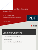 Week 5 - Error Detection and Correction