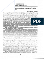 The History of The Theory of Public Finance by Margaret Doyle