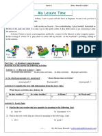 MS1 Exam 2 Leisure - Time 2016 - 2017 PDF