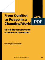 From Conflict To Peace in A Changing World: Social Reconstruction in Times of Transition