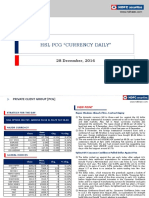 HSL PCG "Currency Daily": 28 December, 2016