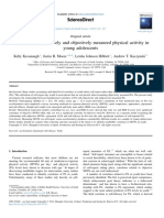 Correlates of Subjectively and Objectively Measured Physical Activity in Young Adolescents