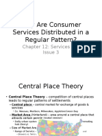 Why Are Consumer Services Distributed in A Regular Pattern?: Chapter 12: Services Key Issue 3